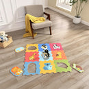Alfombra 88X88 Cm Multicolor Figuras De Animales