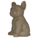 Figura Perro Ceramica Marron 25 Cm