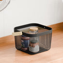 Canasto 24X17.2X24 Cm Negro/Blanco