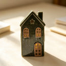 Casita Decorativa De Ceramica 18 Cm