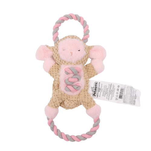 Juguete Para Perro Peluche Con Cuerda Oveja 36X33Cm