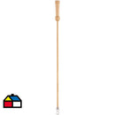 Baston Tirador Para Cortina 19 Mm Natural
