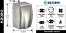 Secador De Manos De Alta Velocidad 1000W