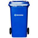 Contenedor De Basura Azul Con Ruedas 240 L Soin