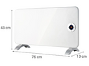Panel Convector Conveccion Kpn-1500 Blanco