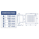 EXTRACTOR AIROLITE PUNTO M 100
