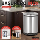 Basurero Acero Inoxidable Con Pedal 50 L Soin