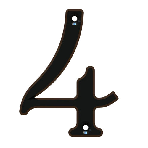 Número 4 Estándar 8,5cm Rústico