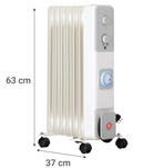 Calefactor Oleoelectrica 1500 Watts