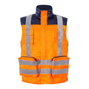 Chaleco Exoset Geologo Naranjo-Azul XXL