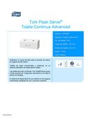 Toalla De Papel Interfoliada Continua Elevation Hoja Simple 12 X 410 Toallas