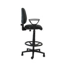 Silla Rudy Media Cajero Con Brazo Fijo Negra