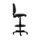 Silla Cajero Media  Rudy Sin Brazos Color Gris