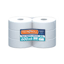 Papel Higiénico Hoja Simple 6 X 600 Mt
