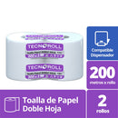 Toalla De Papel Doble Hoja 2 X 200 Mt