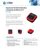 Impresora Térmica Portátil Bt/Usb