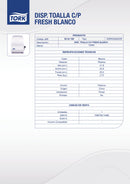 Dispensador Toalla De Papel Palanca Acrílico Blanco