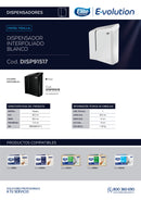 Dispensador Toalla De Papel Interfoliado Blanco