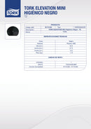 Dispensador Papel Higiénico Elevation Mini Negro
