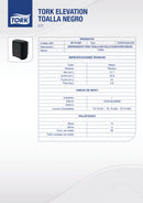 Dispensador Toalla De Papel Autocorte Elevation Negro