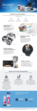 Botella T544420Al Amarillo Hasta 7500 Páginas