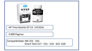 Botella 1Vv22Al Gt-53 Negro 5000 Páginas