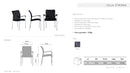 Silla Visita Strong Con Brazo Pack 5 Un