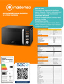 Microondas Mm20Fbh 20 Lt