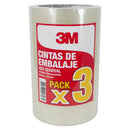 Cinta Embalaje Transparente 48 Mm X 30 Mt 3 Un SCOTCH 
