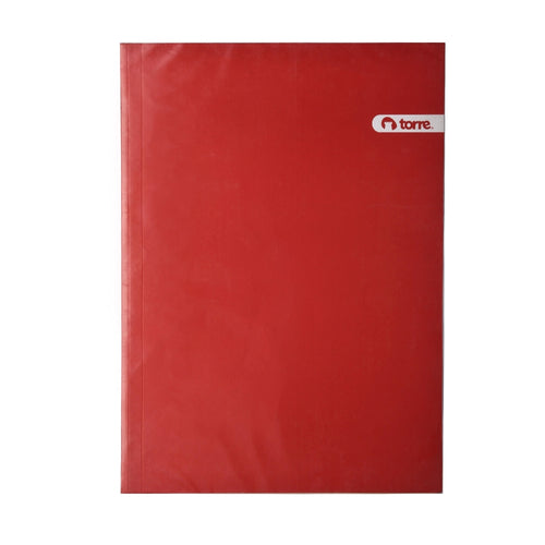 Carpeta Plastificada Oficio Roja/Kraft