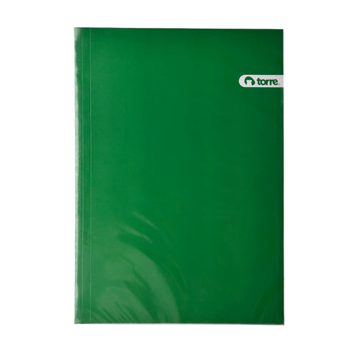 Carpeta Plastificada Oficio Verde/Kraft