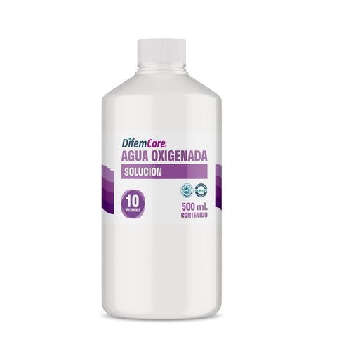 Agua Oxigenada 10 Volumen 500 Ml DIFEM CARE