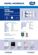 Papel Higiénico Plus 1 Hoja 400 Mt X 4 Rollos