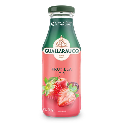 Jugo Néctar Frutilla Ciruela Vidrio 300 Ml
