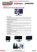 Monitor 24 Ips Fhd Vga Hdmi 75Hz Plano 16:9 Ls24C310Ealxzs
