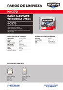 Paño Maxwipe 70 Bobina x 750 Un