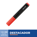 Destacador 660 Biselado Rojo Fluor  1-4 Mm