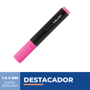 Destacador 660 Biselado 1-4 Mm Rosado Fluor