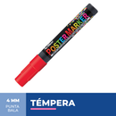 Marcador Poster Marker Tempera Rojo 4 Mm