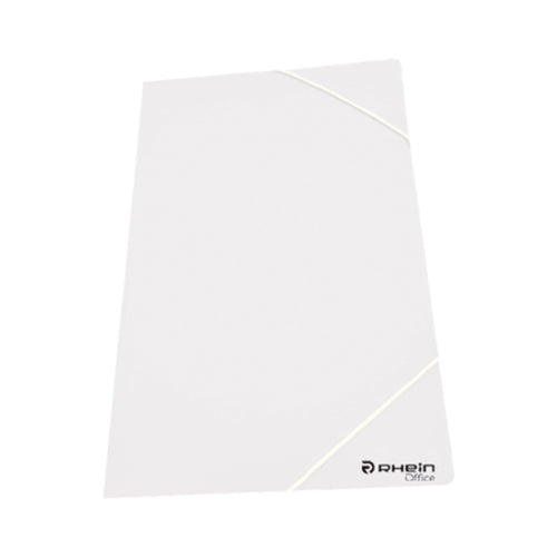 Carpeta Con Elástico Polipropileno Blanco