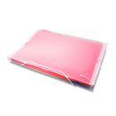 Carpeta Con Fuelle Elástico Transparente Oficio 12 Divisiones
