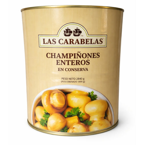 Verdura Conserva Champiñones Enteros Tarro 2840 Gr