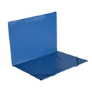 Carpeta Con Elástico Pvc Azul