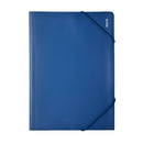 Carpeta Con Elástico Pvc Azul