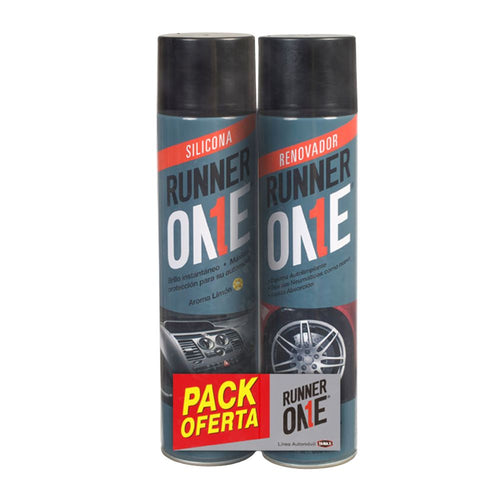 Aerosol Pack  Silicona + Renovador 600 Cc