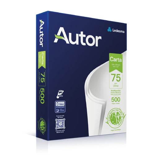Papel Fotocopia Multifunción Carta 75 Gr 500 Hojas