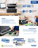 Multifuncional Monocromática Laser Dcp-1602 Usb