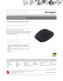 Mouse Pad Apoya Muñeca Comfort Foam Negro