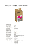 Cartucho T788Xxl320Al Magenta