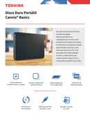 Disco Duro Externo Canvio Basic Negro 1 Tb 3.0